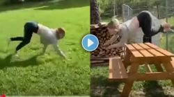 Video : हॉर्स गर्ल! घोड्यासारखी वेगाने धावते अन् उंच उड्या मारते ही तरुणी, व्हिडीओ एकदा पाहाच