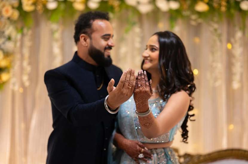 Aditi Dravid Mohit Limaye Engagement Photos