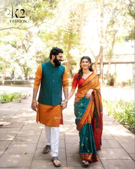 Ankita Walawalkar Kunal Bhagat Gudi Padwa 2025