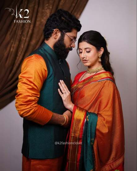 Ankita Walawalkar Kunal Bhagat Gudi Padwa 2025