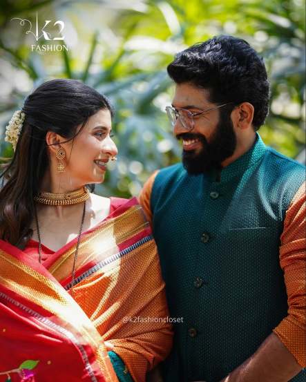 Ankita Walawalkar Kunal Bhagat Gudi Padwa 2025