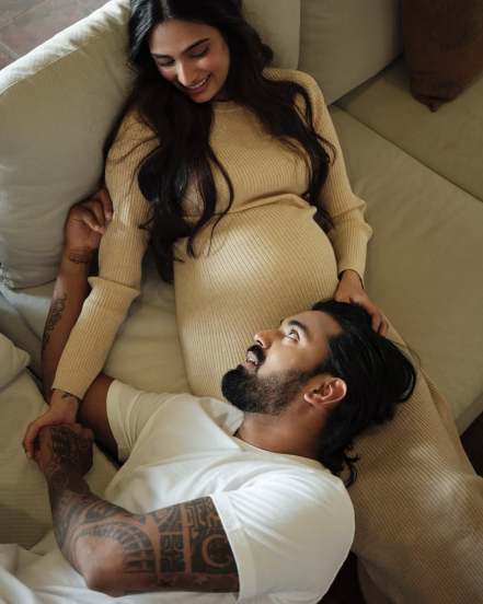 Athiya shetty KL rahul maternity photoshoot 