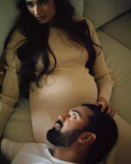 Athiya shetty KL rahul maternity photoshoot