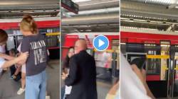 Bangkok Earthquake Shocking Videos: मेट्रो ट्रेन स्टेशनला आल्यावर आला भूकंप, खेळण्याप्रमाणे डबे गदागदा हलू लागले; थरकाप उडविरा Video व्हायरल