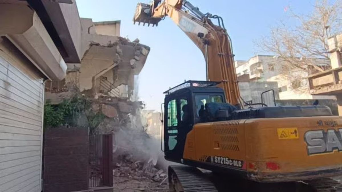 Gujarat man arrested for demolishing house of wife's suspected lover after her disappearance.