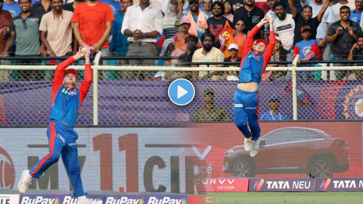 DC vs SRH Jake Fraser McGurk Takes Stunning Catch with Perfect Timing near Boundary IPL 2025 Video