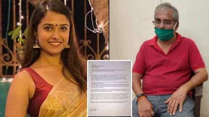 Disha Salian Case Father Satish Salian letter