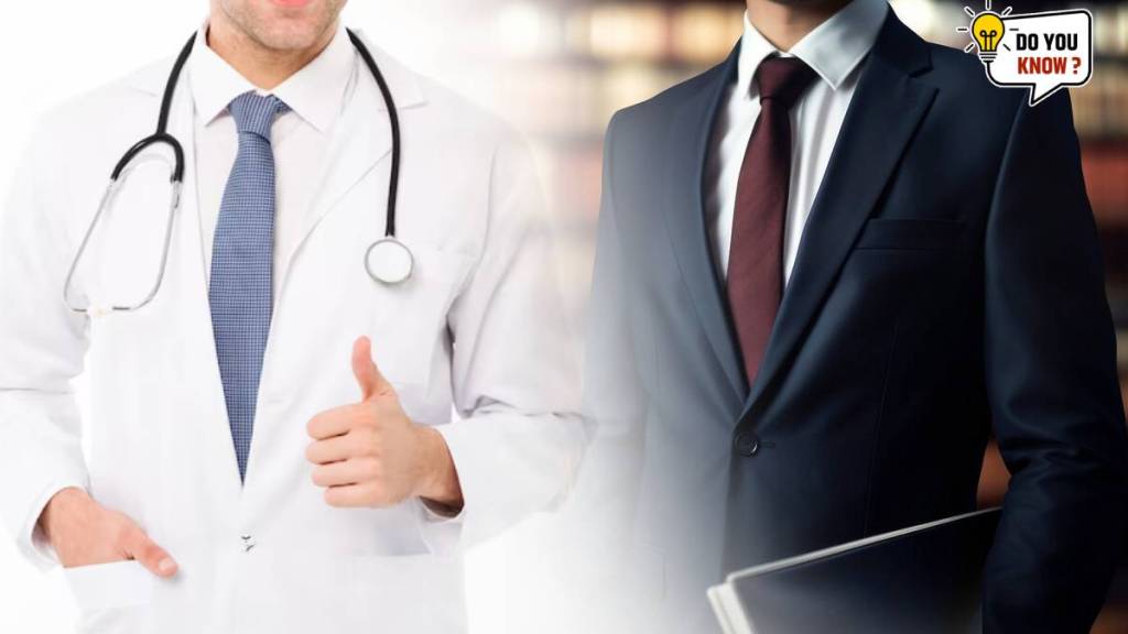 Why Lawyers and Doctor Wear black and white coats