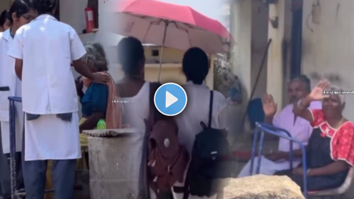 Girls Taking Care Of Elderly Couple Like Their Own Parents