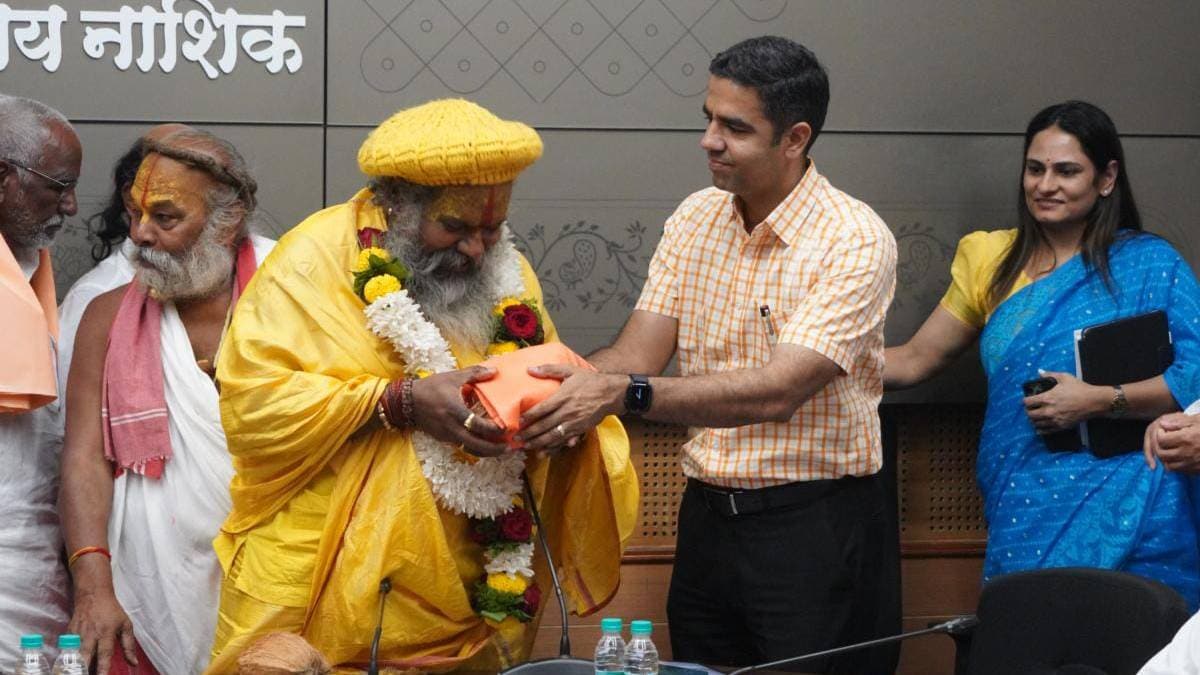 Sadhus and Mahants demand removal of bus depot at Kumbh Mela meeting nashik news