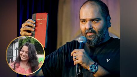 BJP MLA Sudhir Mungantiwar discussing Kunal Kamra’s remarks about Maharashtra DCM Eknath Shinde.