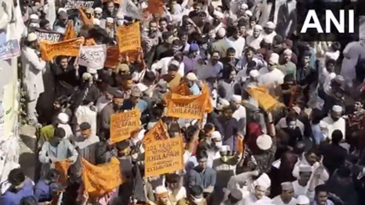 Terror organisation Hizb ut-Tahrir March in Dhaka Bangladesh