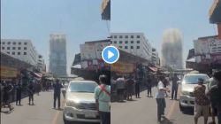 Myanmar Earthquake Videos : म्यानमारमध्ये शक्तिशाली भूकंप! बँकॉकमध्ये पत्त्यांच्या बंगल्याप्रमाणे कोसळली इमारत; भीषण Video आले समोर