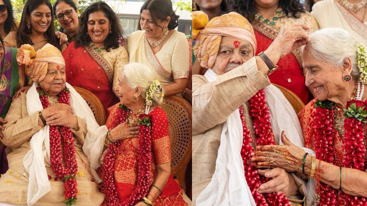 Elderly couple who eloped 64 years ago get married in Gujarat