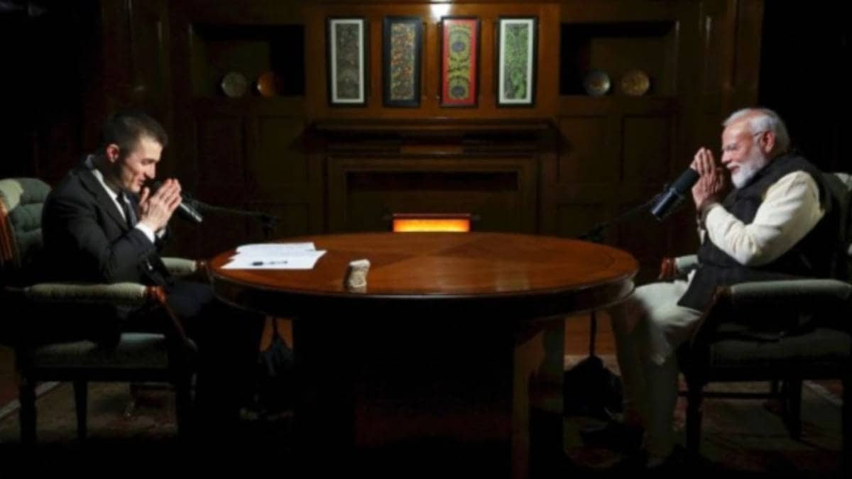 PM Modi explains fasting to Lex Fridman