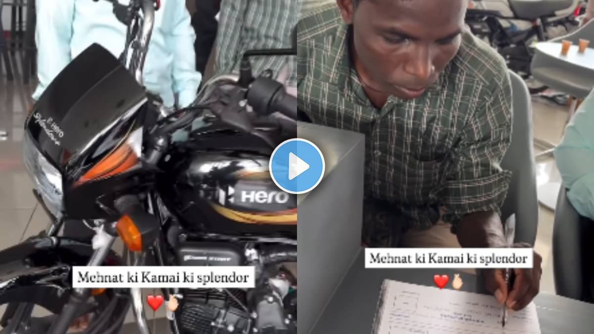 Video Shows Man Purchase His First Dream Bike