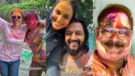 Marathi celebrity holi 2025 photo and video viral