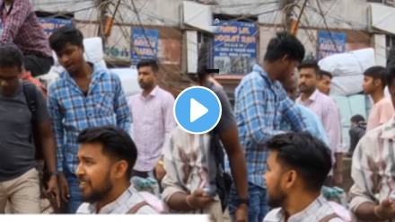 Thief steals mobile phone from uncle in market rush get caught in video accidentally shocking video
