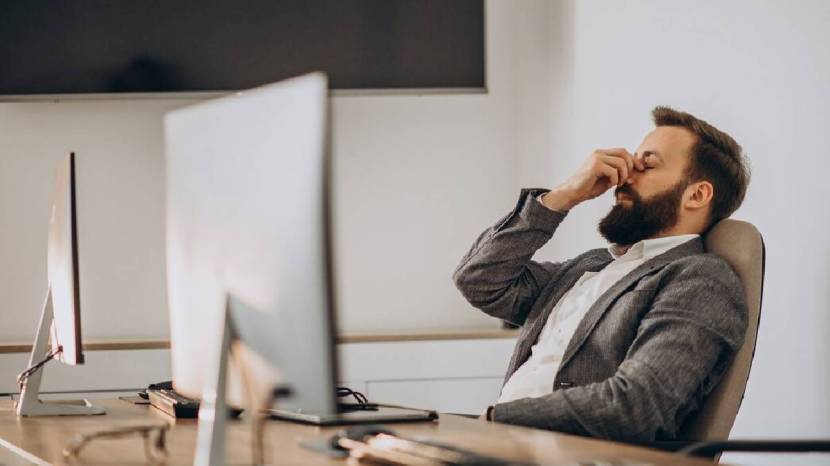 constant sleep while working in the office