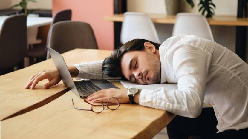 constant sleep while working in the office