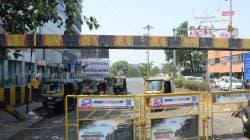 चिंचवड स्टेशन लोहमार्गावरील पूल बंद; काही भाग कोसळला, वाहतूक कोंडीत भर