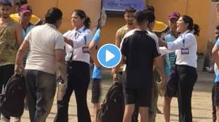 Ticket checking staff caught travellers without tickets at kariroad railway station video