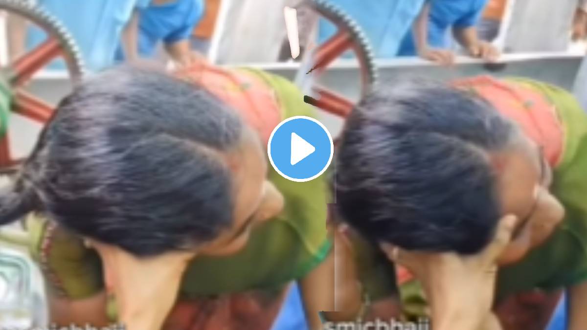 Shocking video A Womans Hair Got Stuck In The Sugarcane Juice Machine See What Happens Next