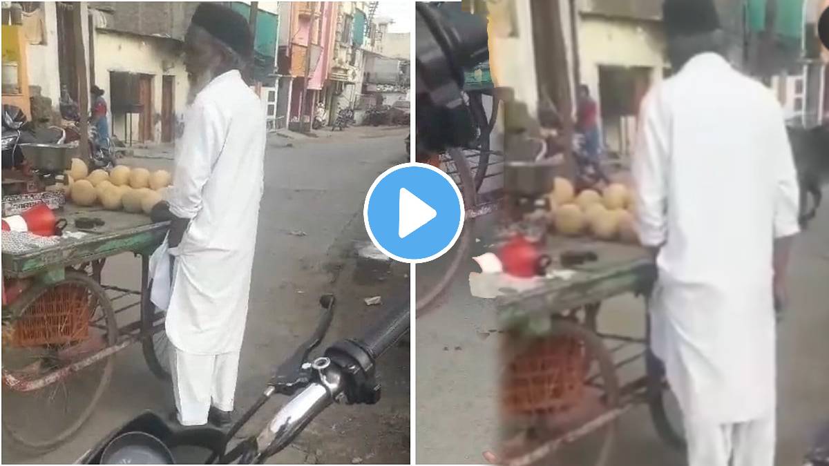 Shocking Video Fruit Vendor Caught Urinating In Plastic Carry Bag In Maharashtra's Hingoli