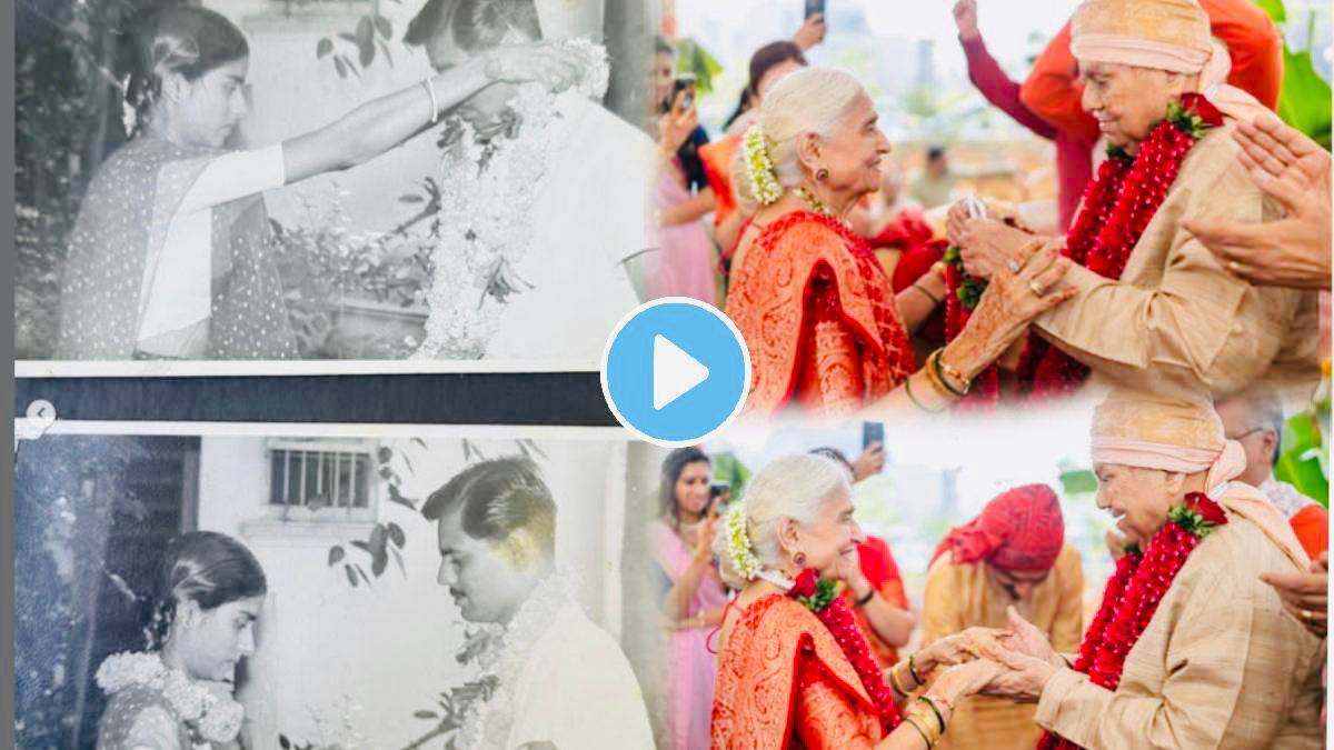 Elderly Couple Who Eloped 64 Years Ago Finally Have Their Fairytale Wedding emotional video goes viral on social media