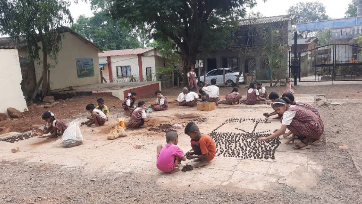 Poonam ubale prepared 20 000 seed balls with students resulting in over 5 000 trees
