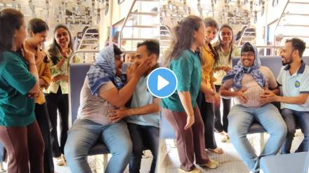 Funny video mumbai local video of some girls and boys dancing on a marathi song kuni tri yenar yenar g is going viral