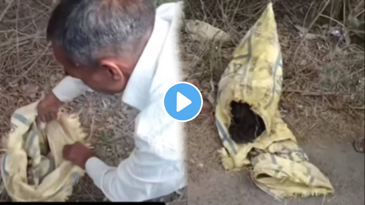 Shocking video Newborn baby thrown in the trash video goes viral on social