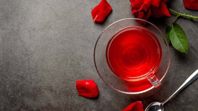 five health benefits of rose tea