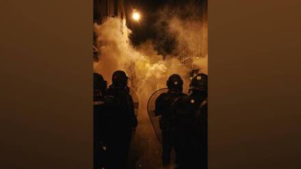 Police used tear gas and lathi charge to stop tension in nagpur causing suffocation of two children