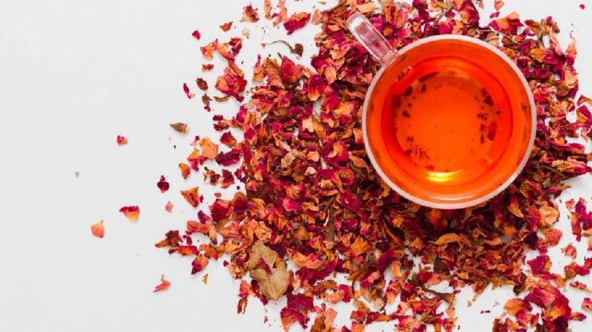 five health benefits of rose tea