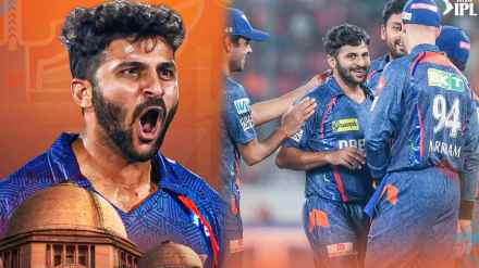 Shardul Thakur Purple Cap of IPL 2025 after Taking 4 Wickets in SRH vs LSG Match Completes 100 wickets
