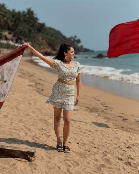 Shivali Parab Goa Vacation Photos