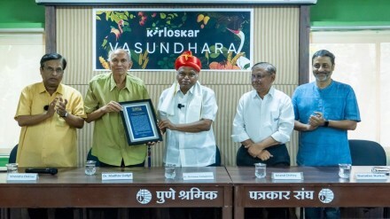 नदी प्रदूषणाच्या मुळाशी जाऊन काम करण्याची गरज, डॉ. माधव गाडगीळ यांचे मत (छायाचित्र - लोकसत्ता टीम)
