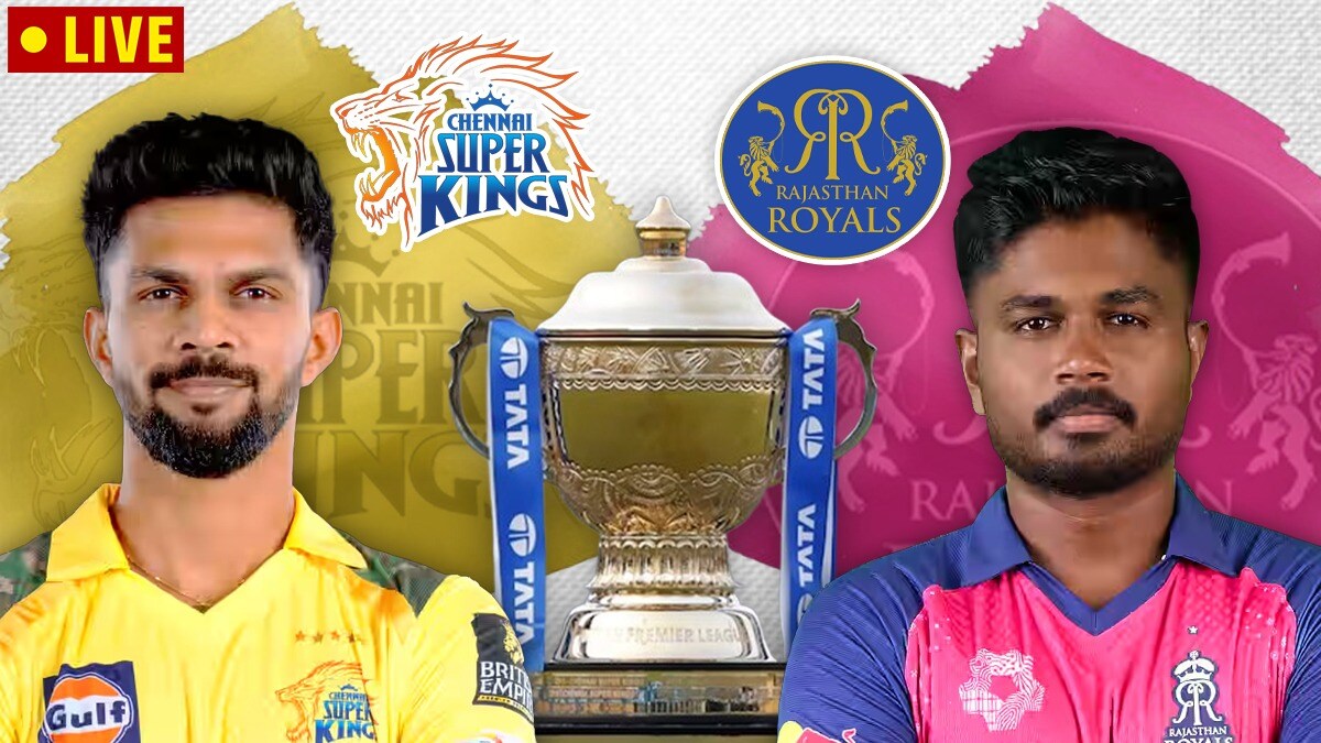 Rajasthan Royals vs Chennai Super Kings Live Match Score in Marathi