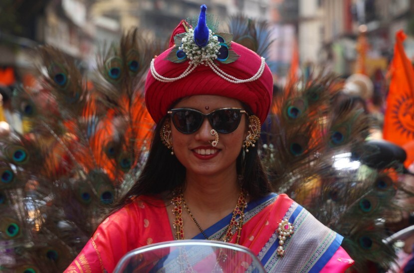 gudi padwa girgaon shobha yatra 2025 mumbai