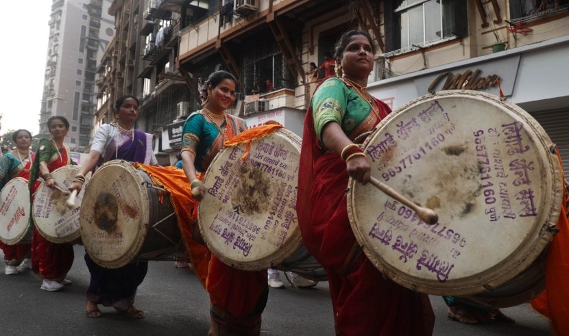 gudi padwa girgaon shobha yatra 2025 mumbai