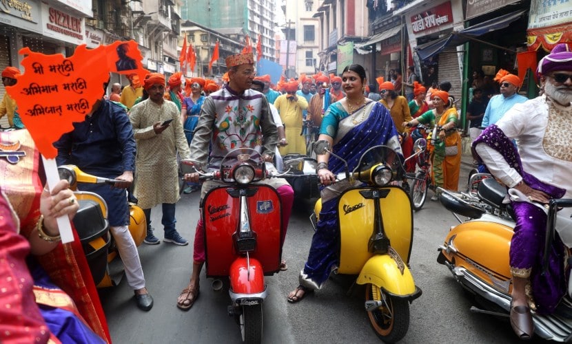 gudi padwa girgaon shobha yatra 2025 mumbai