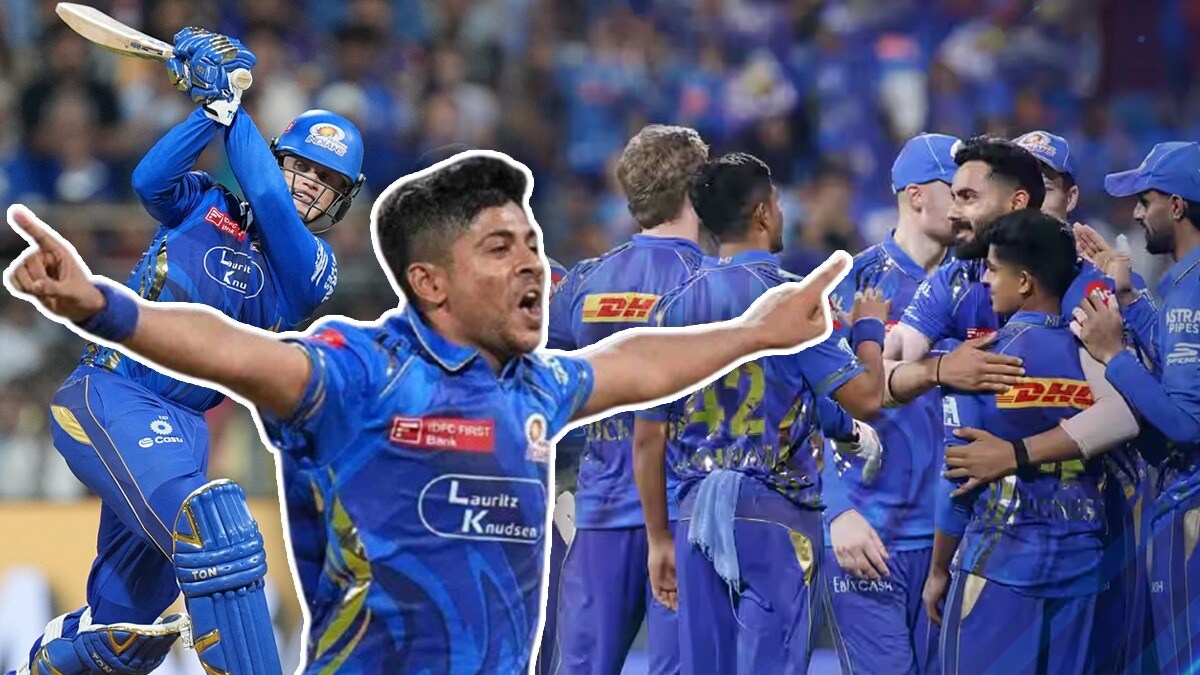 MI beat KKR by 8 wickets Ashwani Kumar 4 wickets Ryan Rickelton Fifty IPL 2025