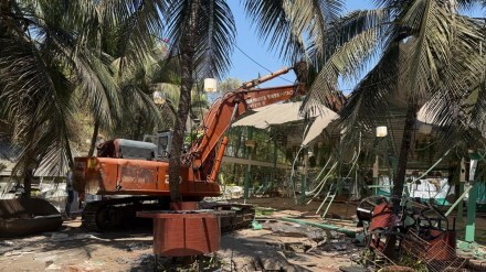 thane yeoor hotel demolished