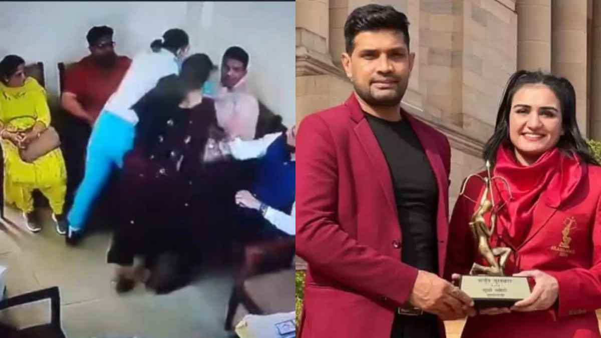 India Boxer Saweety Boora Beats up Arjuna awardee husband And Kabbaddi Player Deepak Hooda Video