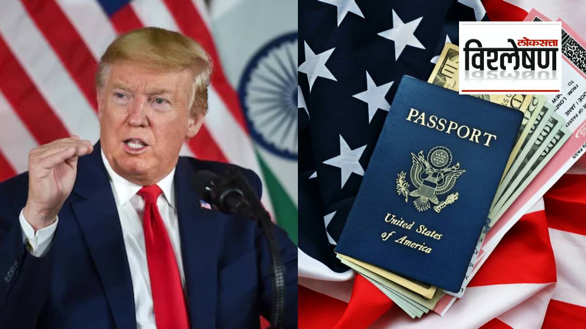 डोनाल्ड ट्रम्प सत्तेत आल्यानंतर किती भारतीयांना अमेरिकेचा व्हिसा मिळाला? (फोटो सौजन्य @पीटीआय)