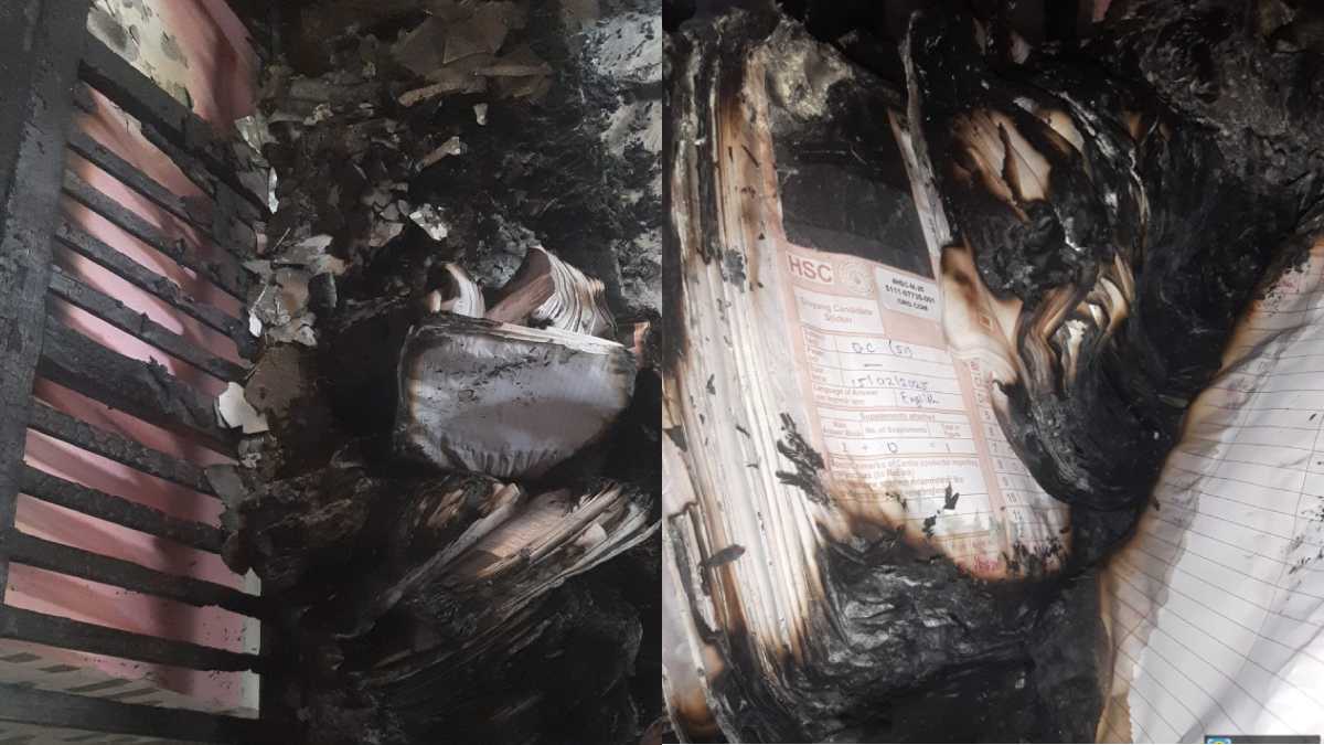 175 Class 12 Commerce answer sheets burnt at teacher home