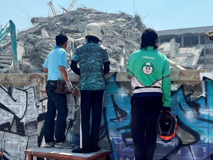 Aftershocks in Myanmar