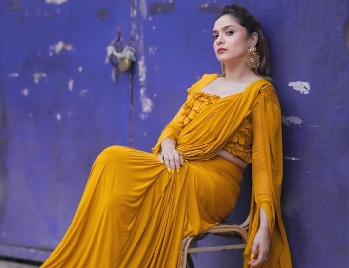 Ankita Lokhande Saree
