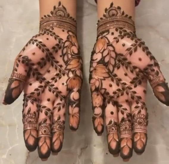 Traditional Mehndi on Eid
